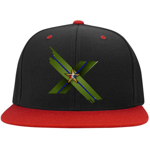 X-VET Flat Bill High-Profile Snapback Hat - X-VET